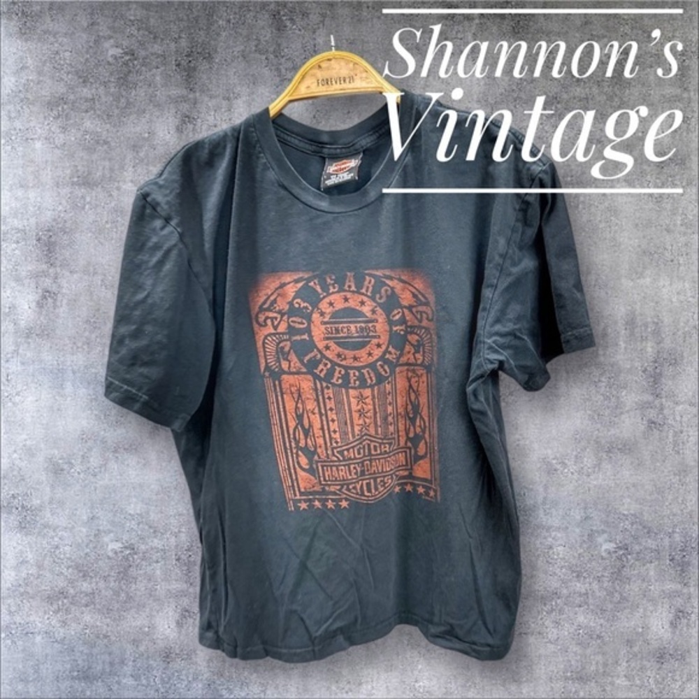Harley Davidson Mt Vernon Il Men’s Size Medium 2006 Anniversary T-Shirt A34